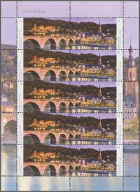 Briefmarkenbogen 'Heidelberg Panorama'