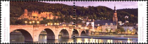 Briefmarkenpaar 'Heidelberg Panorama'